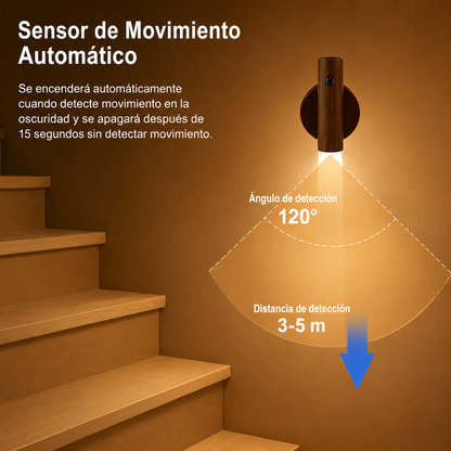 Luz nocturna LED con sensor de movimiento